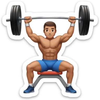 bench press pr sticker