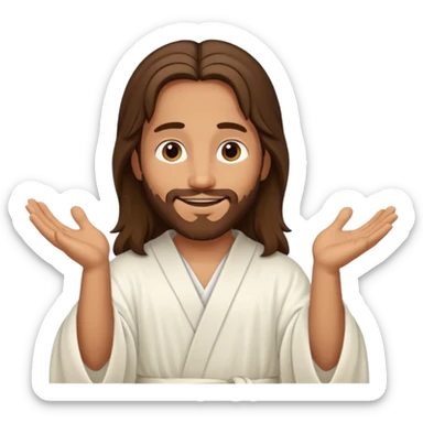 Jesus telling a story sticker