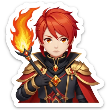 Mavuika The Pyro Archon from Genshin Impact sticker