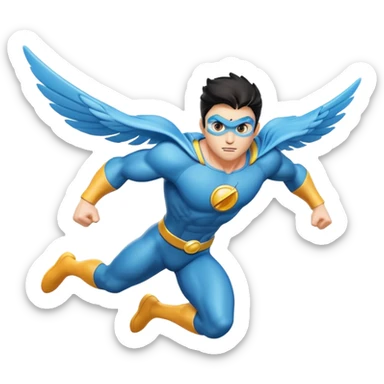 Invincible flying sticker
