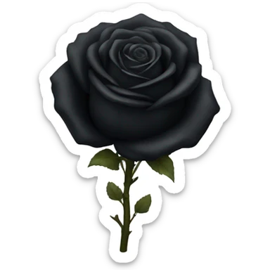 Black roses sticker