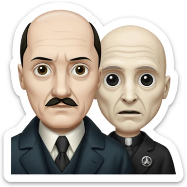 Adolf Hitler mit Lord Voldemort  sticker