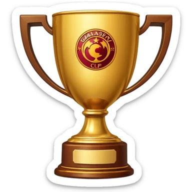Galatasaray ın aldıgı uefa kupası sticker