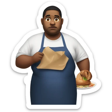 Contestant from 600 lb life with food sticker