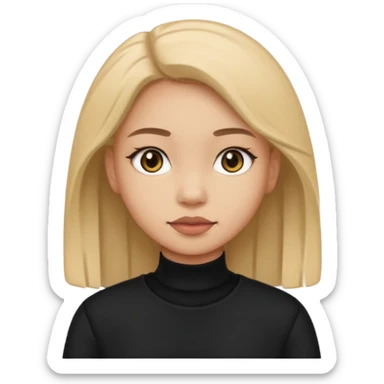 celui en bas à gauche est plutôt bien mais enlève les oreilles de chat et met ses habits en noir  sticker