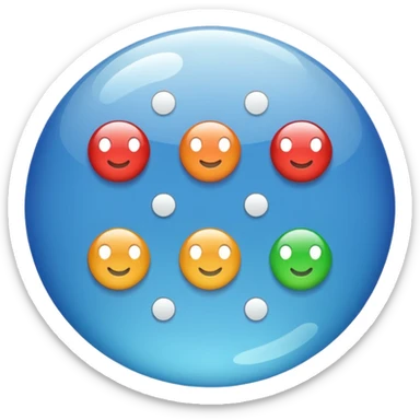 message bubble with three dots sticker