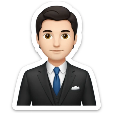 Rich, charismatic man  sticker