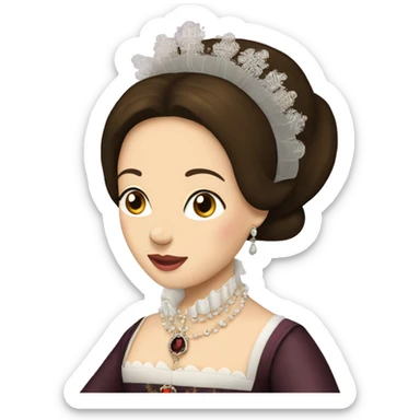 Queen anne boleyn sticker