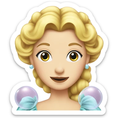 glinda in bubble sticker