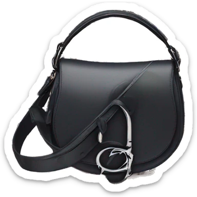 dior saddle bag with Dior print sticker