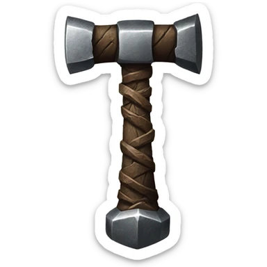 Thors hammer sticker