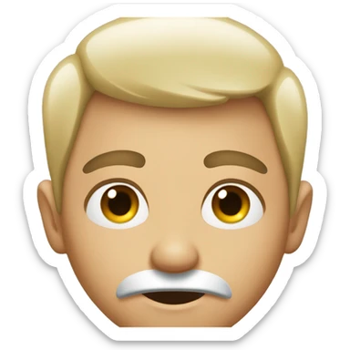 Weirded out one eyebrow raised  sticker