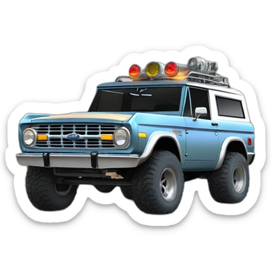 Ford bronco area 51 sticker