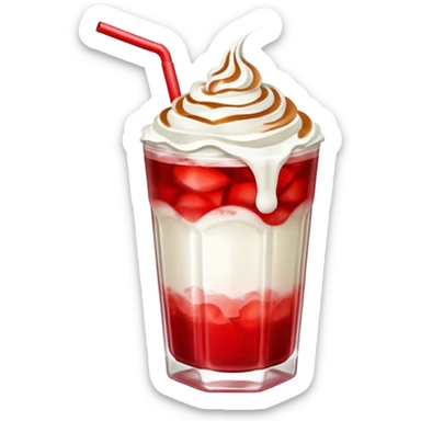 
Una bebida rossaude estar acá con nata sticker