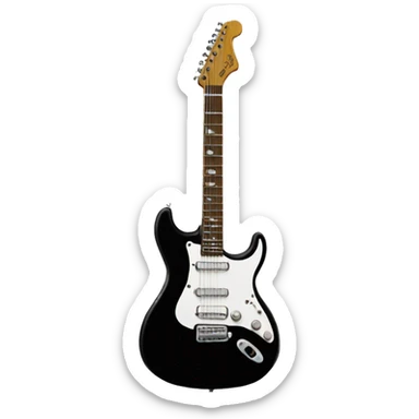 electric guitar sticker