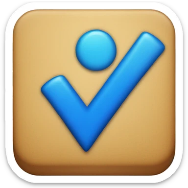 Instagram blue check mark  sticker