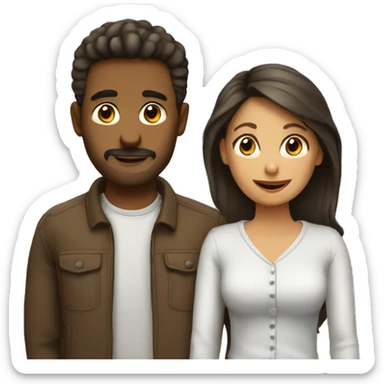 couple-partner-parents sticker