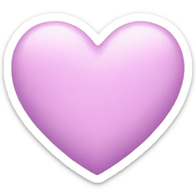 Pastel heart emoji sticker