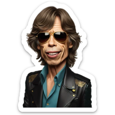 Mick Jagger sticker