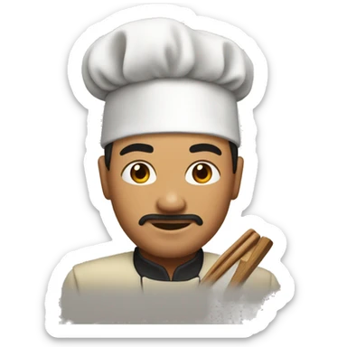 Me cooking habachi sticker