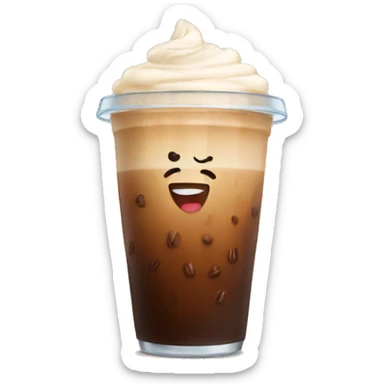Ice coffee cute sticker
