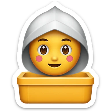 Pixeled style sticker