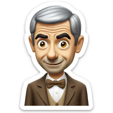Mr bean sticker