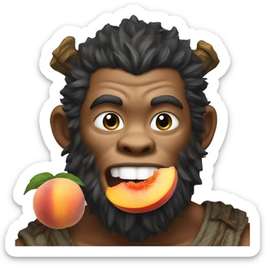Black Myth: Wukong Eating a Peach sticker