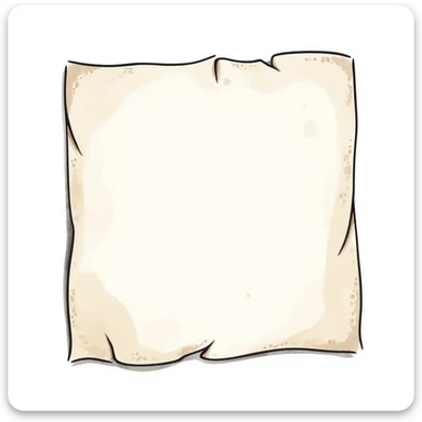 vintage torn kraft paper with irregular edge, hand-drawn watercolor, soft crumpled texture, transparent background, no face, no hands, no legs, no characters sticker