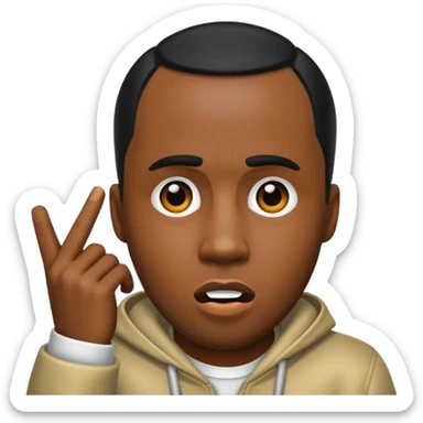 Diddy come on out sticker