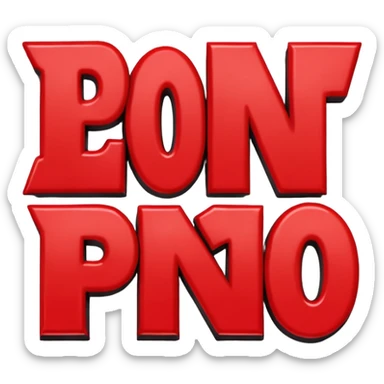 Letters saying “don’t PMO” meaining “don’t piss me off”  sticker