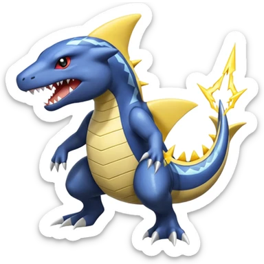 Garchomp-Ampharos-Sharpedo-Rhypherior-fusion sticker
