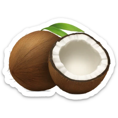 Coconut sticker
