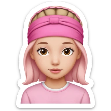 Cute preppy and pink sticker