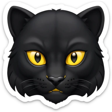 Panthère noire sticker