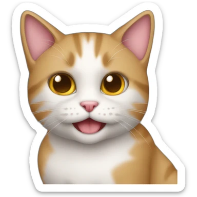Gato divertido sticker