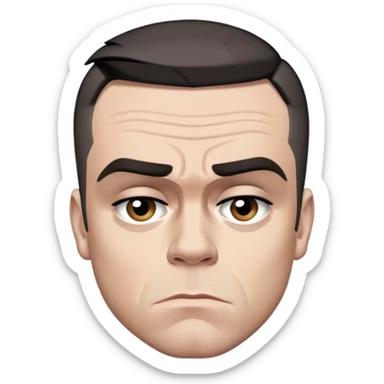 Robbie Williams sad sticker