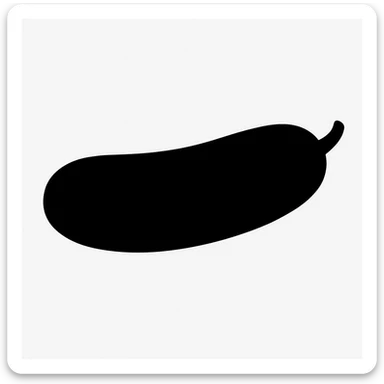 Cucumber sticker
