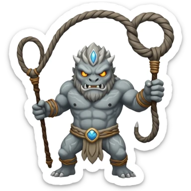 earth elemental long whip sticker