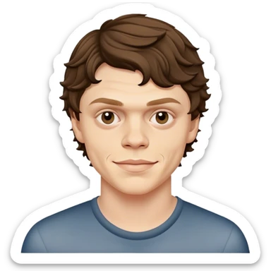 evan peters dimples sticker