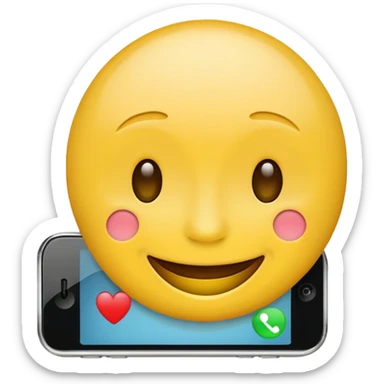 Make me the iPhone FaceTime emoji sticker
