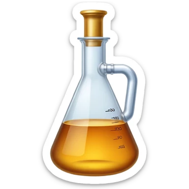 alembic flask science sticker
