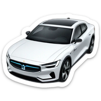 electric car polestar sticker