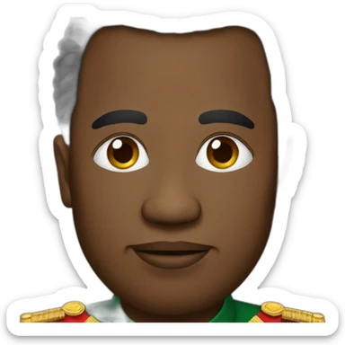 Zambian president sticker