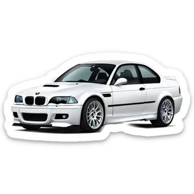 BMW M3 E46  sticker