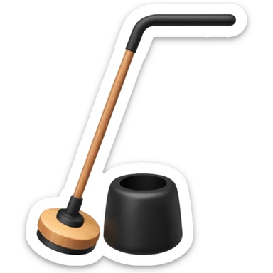 toilet plunger sticker
