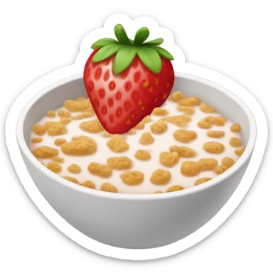 Strawberry Cereal sticker