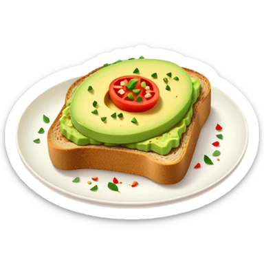 Avocado toast  sticker