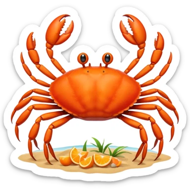 with crab please sticker