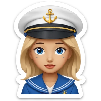 girl sailor sticker
